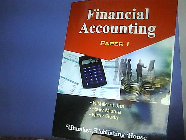 Financial Accounting (Paper - I)_FYBAF 2016-17